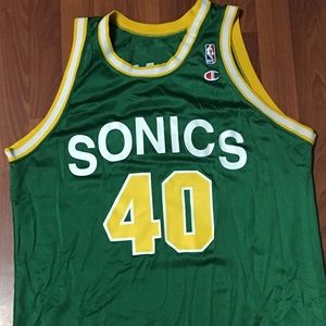 Shawn kemp Sonics jersey